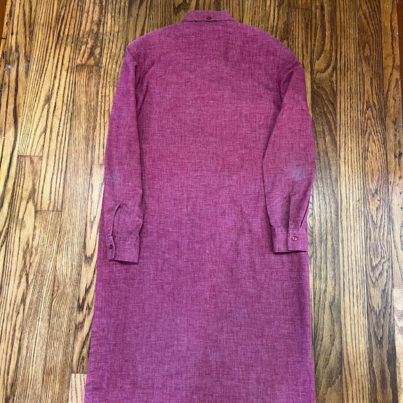 Vintage Pepper Tree Dress Heather Burgundy S - Picture 4 of 4